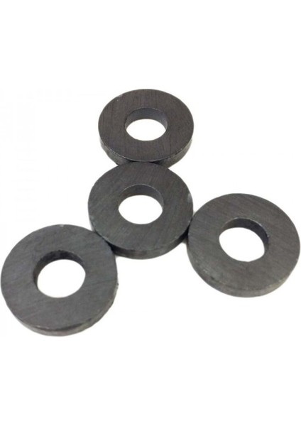 Orta Boy Siyah Manyetik Tutucu 17X3, 1 Adet, Delikli, Güçlü ve Dayanıklı