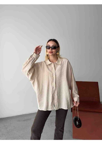 Oversize Kadın Gömlek
