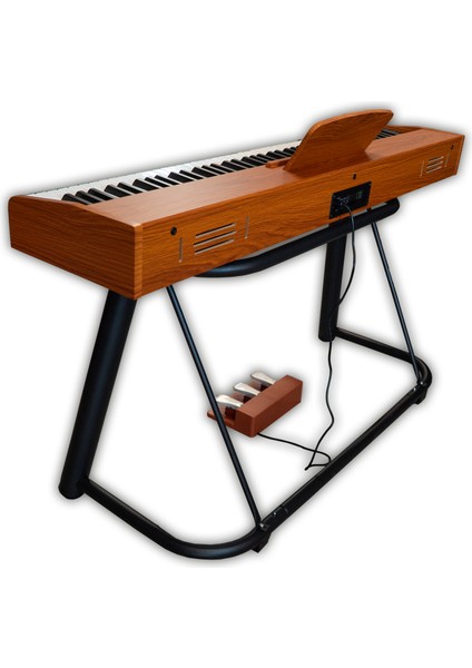 Hme BX-100 Bn Hammer Action Tuş Dijital Piyano | Super Reverb | 800 Ritim |1000 Adet Ses | Kayıt (Kahverengi Ahşap) fiyatları