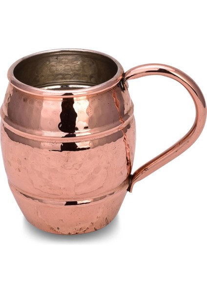 El Dövme Bakır Grande Mix Bardak 500 ml Kırmızı (0463-1)