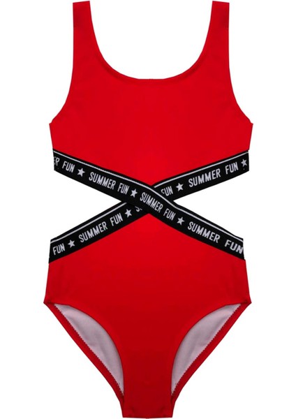 Kırmızı Kız Çocuk Mayokını Db200568cm fırsatları