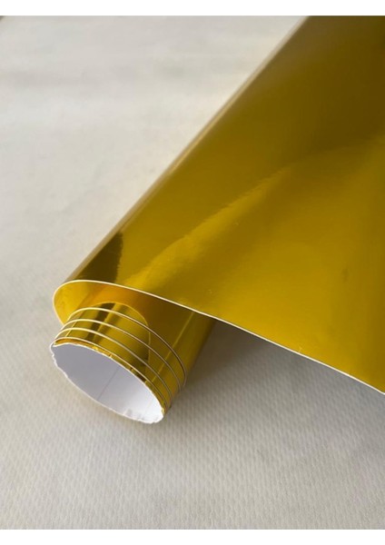 Gold Varak Altın 40CM x 100CM Kendinden Yapışkanlı Folyo Dekoratif Kaplama ve Hobi Folyo