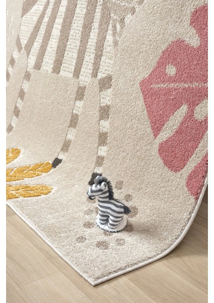 Yumuşak Dokuma Halı Zebra Figürlü Leke Tutmaz Bebek Odası Çocuk Odası Genç Odası Halısı Zebra indirimleri