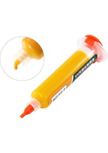 Uv Mor Işıkla Kürleme Boyası Lehim Maskesi Uv Boya | 10CC Sarı