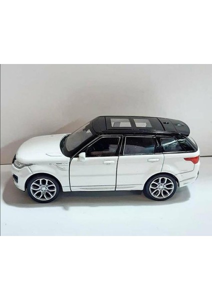 Oyuncak Metal Model Araba 1/36 Çek Bırak Beyaz Range Rover Sport modelleri