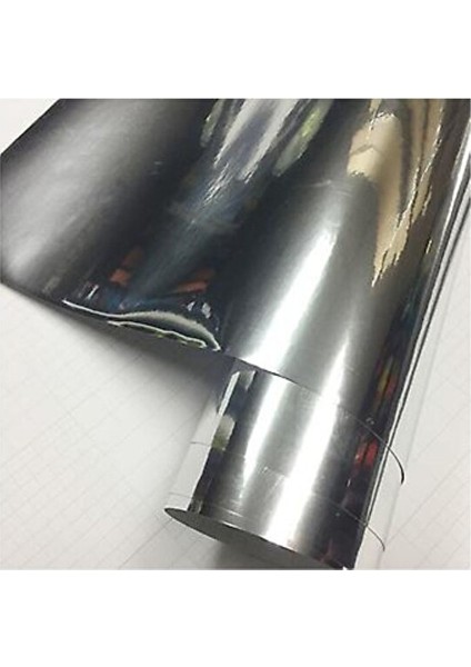 Gümüş Renk Varak Su Geçirmez Kendinden Yapışkanlı Yüzey Kaplama Folyosu 50CM x 100CM