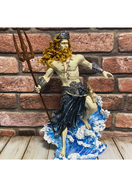 Su ve Deprem Tanrısı Mızraklı Poseidon Heykel fiyatları