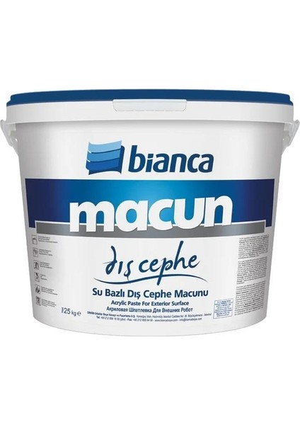 Dış Cephe Macunu 25 kg Beyaz