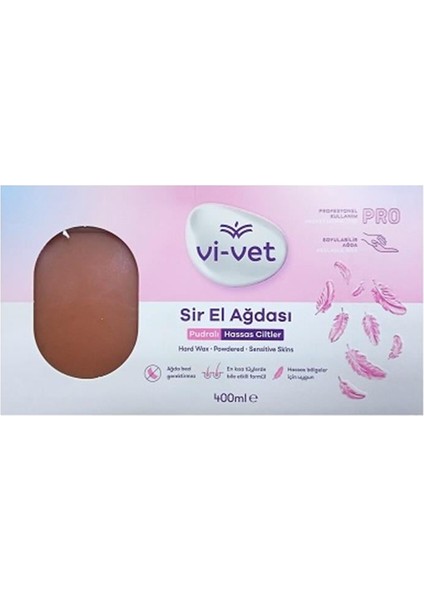 Kalıp Ağda Pudralı ( Hassas Ciltler ) 400 ml x 3 Adet - Doğal Reçine, Şekersiz fiyatları