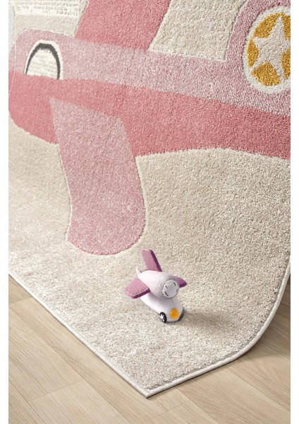 Yumuşak Dokuma Halı Leke Tutmaz Uçak Figürlü Bebek Odası Çocuk Odası Genç Odası Halısı Uçak modelleri