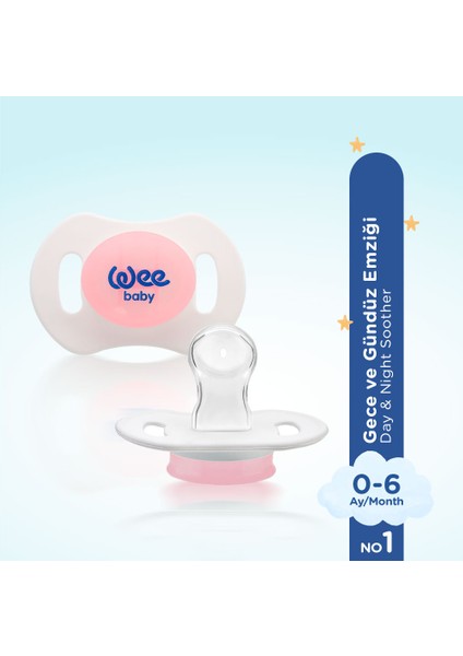 2'li Gece Gündüz Emzik No:1 Pembe (Saklama Kabı Hediyeli) 0-6 Ay modelleri