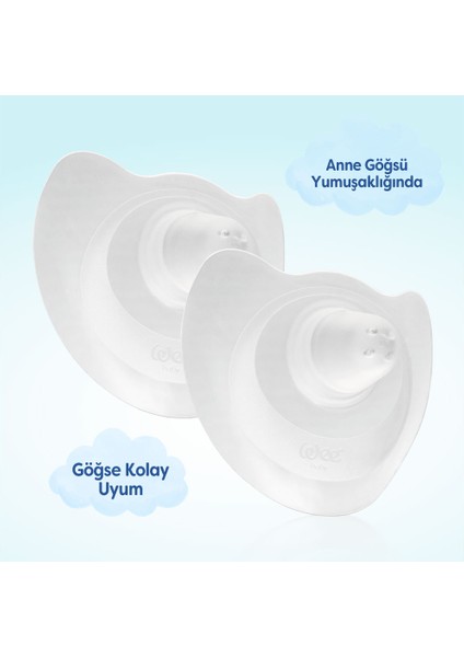 Silikon Göğüs Koruyucu Hassas Göğüs Uçları İçin Yumuşak 2 Adet modelleri