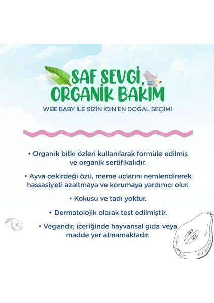 Göğüs Ucu Kremi Organik Bitki Özleriyle 30 ml Hassas Ciltler İçin fiyatları