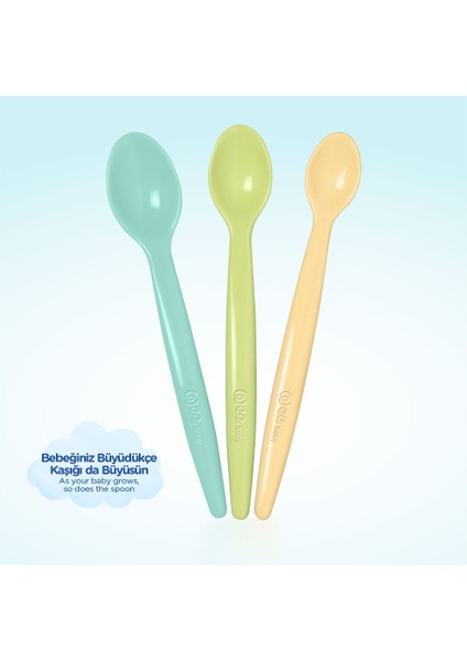 Mama Kaşığı Seti 3'lü Erkek modelleri