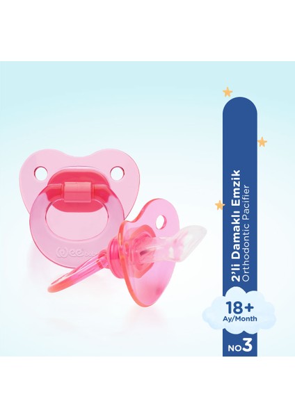 2’li Damaklı Emzik No:3 Kız 18+ Ay fiyatları