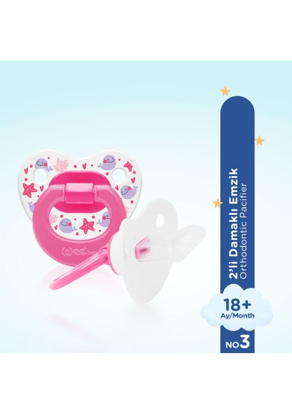 2’li Damaklı Emzik No:3 Kız 18+ Ay modelleri