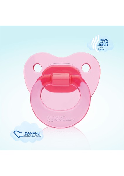 Akide Damaklı Emzik No:2 Pembe 6-18 Ay modelleri