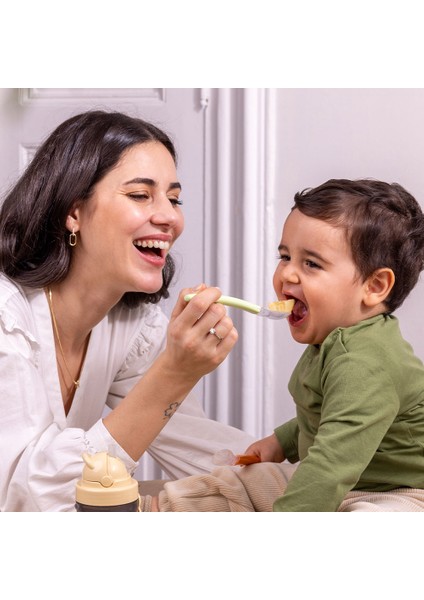Silikon Uçlu Mama Kaşığı 2'li Set – BPA'sız, Dayanıklı ve Kolay Temizlenen, 6 Ay Üzeri Bebekler İçin indirimleri