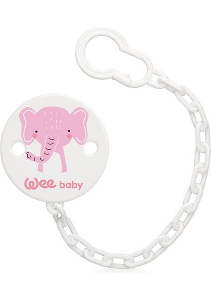 Desenli Emzik Askısı Pembe