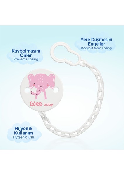 Desenli Emzik Askısı Pembe modelleri