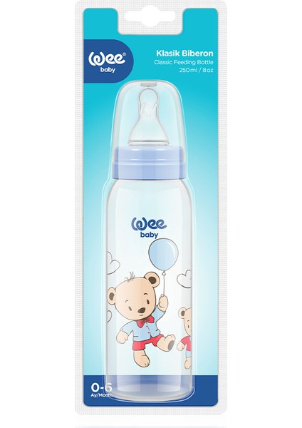 Klasik PP Biberon 250 ml Mavi fırsatları