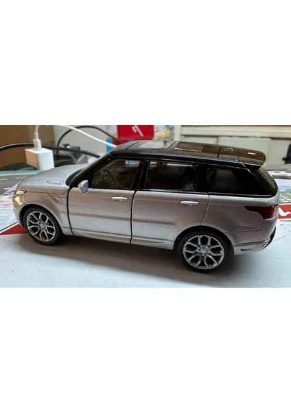 Oyuncak Metal Model Araba 1/36 Çek Bırak Gri Range Rover Sport fiyatları
