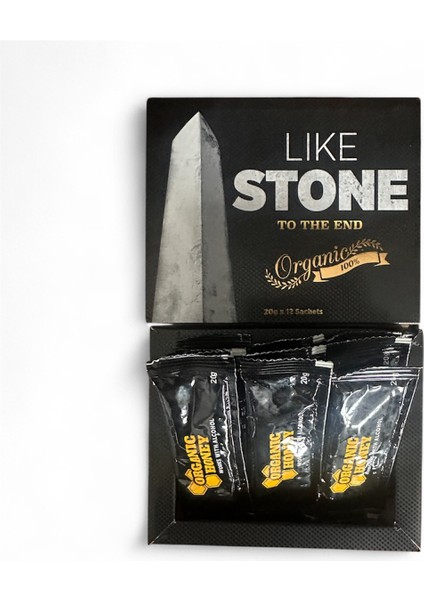 Lıke Stone Ballı Bitkisel Karışımlı Epimedyümlü1 Macun Enerji Stick 72 Saat