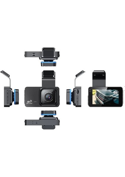 Y11 Pro 1296P Süper Hd 3inç Araç Içi Kamera -Ön-Arka Görüş Çift Kamera - Türkçe Menü fiyatları