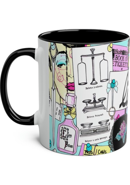 Terazi Burcu Baskılı Kupa modelleri