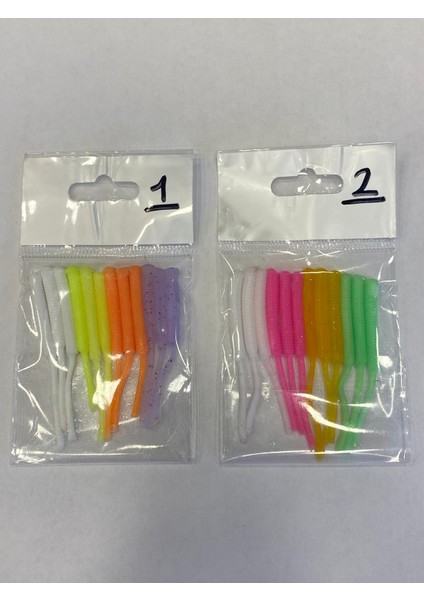 Lrf Silikon Yem Seti 5 cm 12 Adet