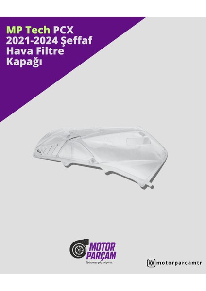 Honda Pcx 2021-2024 Şeffaf Hava Filtre Kapağı