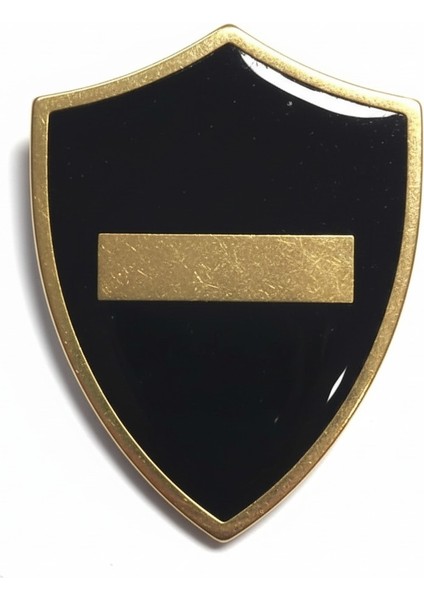 Minyatür Rütbe Subay Sağlık Sınıfı - Asteğmenı Rütbe (Siyah Zemin Jandarma)