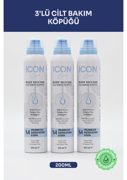 Cilt Bakım Köpüğü Hyaluronic Acid 200ML 3'lü Set fiyatları