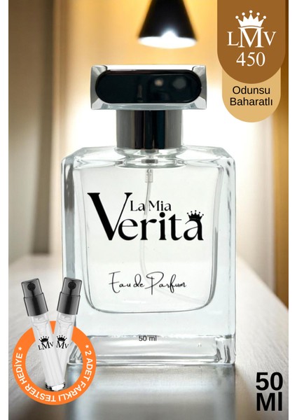 Ganymede Parfüm Uniseks Odunsu Baharatlı LMV450 Yüksek Kalıcılık & Yayılım Top Kalite Edp 50 ml