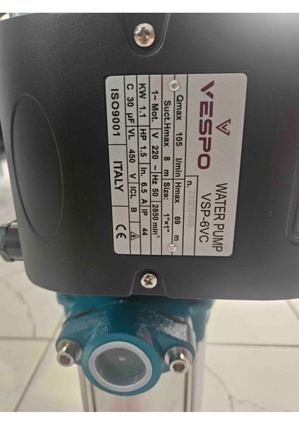 VSP_6VC 1.5 Hp 220 V Dik Milli Hidrafor 69MSS 6.3 M3 Su indirimleri