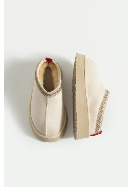 Süet Içi Kürklü Düz Taban Sabo Kışlık Kadın Terlik modelleri