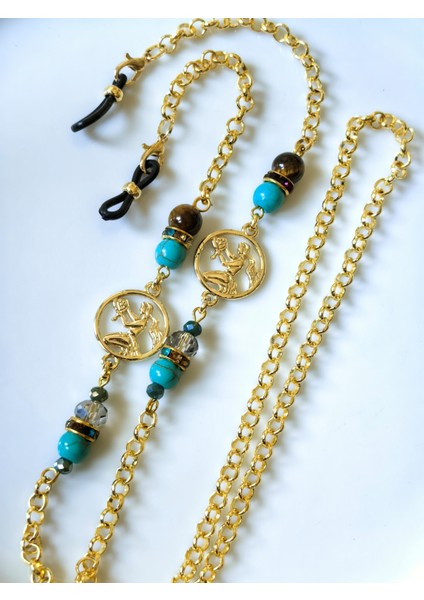 Başak Burcu Doğal Taşlı Gözlük Zinciri fırsatları