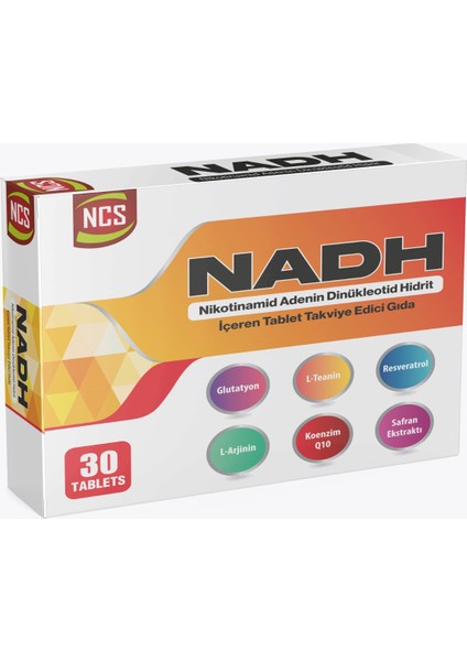Nadh Safran Koenzim Q10 Glutatyon Teanin L-Arjinin Resveratrol 30 Tablet L-Sitrulin D-Riboz modelleri
