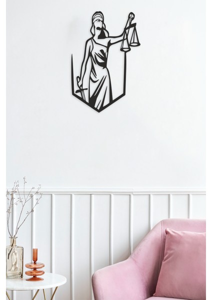 Themıs Mdf Tablo Adalet Terazisi Avukat Duvar Tablosu Adalet Tablo Dekoratif Duvar Süsü 35X50 fiyatları