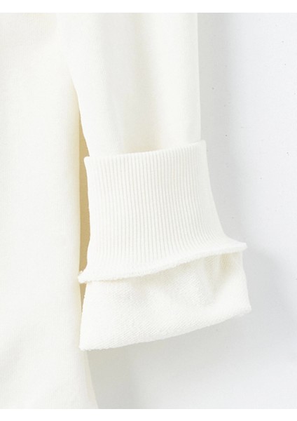 Lcw Kids Ekru Rahat Kalıp Kapüşonlu Erkek Çocuk Sweatshirt modelleri