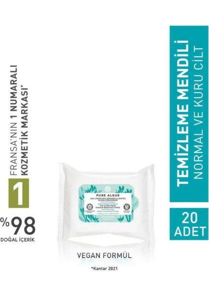 Tüm Cilt Tipleri Için Nazik Temizleme Mendili – Makyaj ve Kir Arındırıcı fiyatları