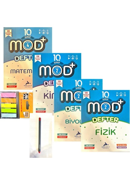 10.sınıf Mod Serisi 4' Defter Set-Yeni Müfredat-Yeni Baskı-