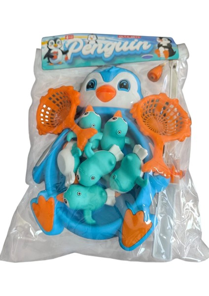 10 Parça Havuzlu Mıknatıslı Penguenler Olta Seti 0489