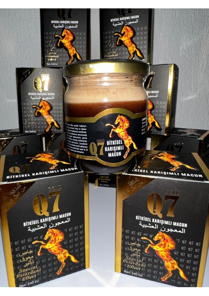 Gold Q7 Bitkisel Ballı Macun Erkek Için 24 Saat Etkili