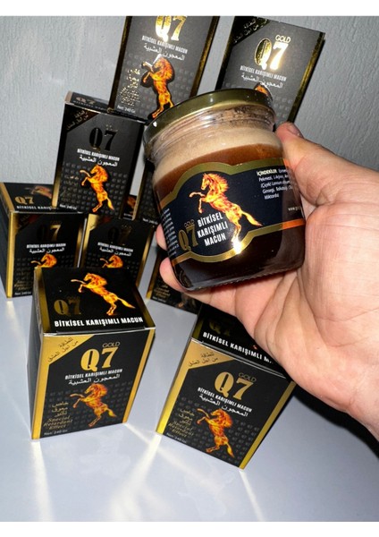 Gold Q7 Bitkisel Ballı Macun Erkek Için 24 Saat Etkili modelleri