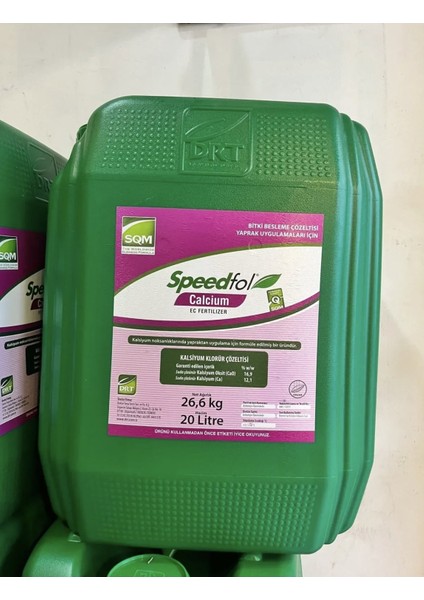 Speedfol Calcium Sıvı Kalsiyum 20 Litre Gübre