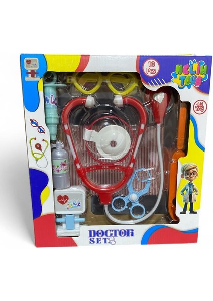 9 Parça Kutulu Eğitici Doktor Seti 3512