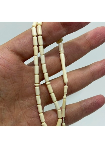 Kesme Fildişi Tesbih 5,63 Gram - Koleksiyonluk Fil Dişi Tespih modelleri
