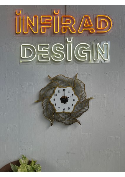 Yaprak Desen Dekoratif Ahşap Tasarım Duvar Saati fiyatları