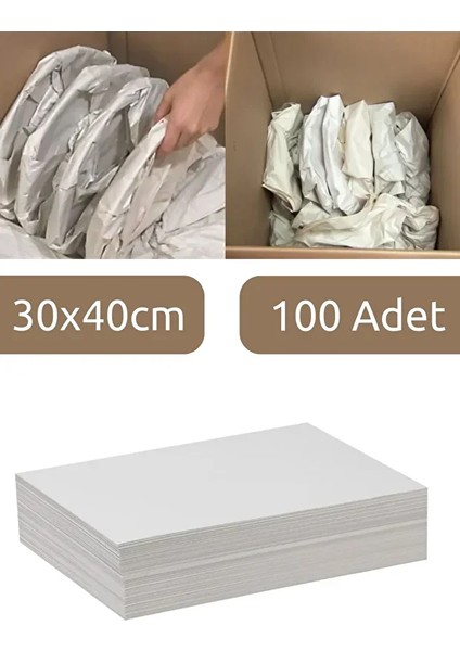 30X40 Tabak - Bardak Sarma Taşıma Taşınma Paketleme Kağıdı 100 Adet